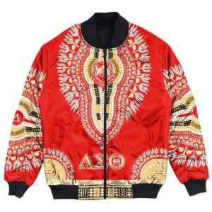 Africa Zone Jacket - Delta Sigma Theta Dashiki Bomber Jackets A31 Bomber Jacket