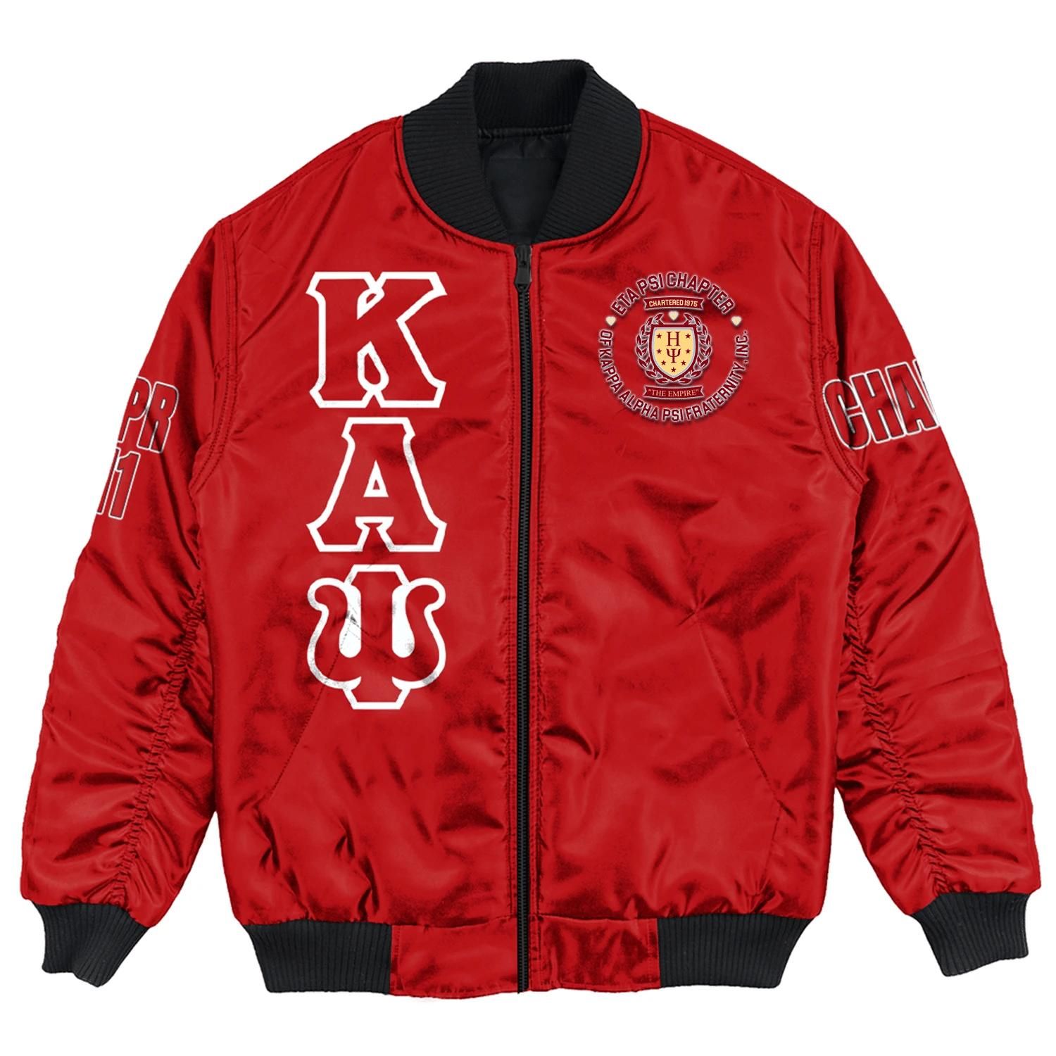 Africa Zone Jacket - Eta Psi Chapter Bomber Jackets A31 Bomber Jacket Africa Zone Jacket - Eta Psi Chapter Bomber Jackets A31 Bomber Jacket