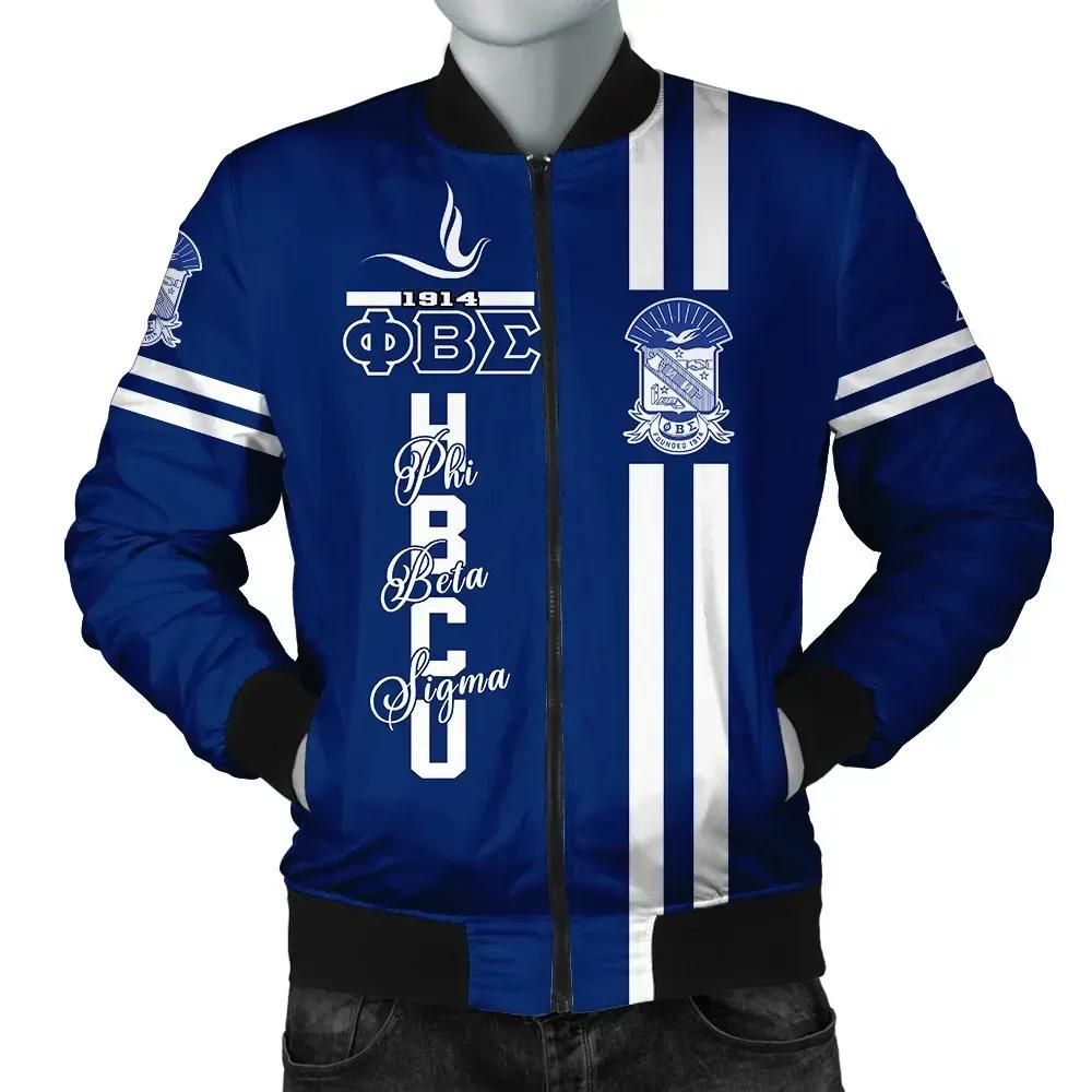 Africa Zone Jacket - Hbcu Phi Beta Sigma Dove Bomber J5 Bomber Jacket Africa Zone Jacket - Hbcu Phi Beta Sigma Dove Bomber J5 Bomber Jacket