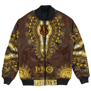 Africa Zone Jacket - Iota Phi Theta Dashiki Bomber Jackets A31 Bomber Jacket