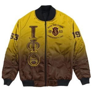 Africa Zone Jacket - Iota Phi Theta Gradient Bomber Jackets A31 Bomber Jacket