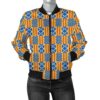 Africa Zone Jacket - Kente Cloth - Weaving Style Bomber Women Jr Bomber Jacket