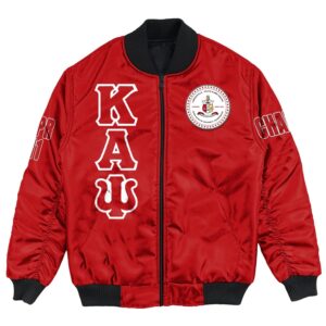 Africa Zone Jacket - Lawrenceville - Duluth Alumni Chapter Bomber Jackets A31 Bomber Jacket
