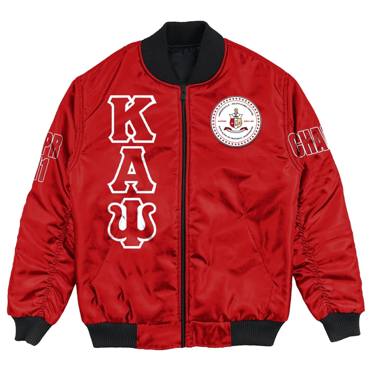 Africa Zone Jacket - Lawrenceville - Duluth Alumni Chapter Bomber Jackets A31 Bomber Jacket Africa Zone Jacket - Lawrenceville - Duluth Alumni Chapter Bomber Jackets A31 Bomber Jacket
