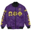 Africa Zone Jacket - Omega Psi Phi - 12Th District Bomber Jacket A7 Bomber Jacket
