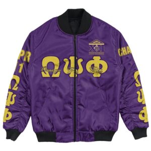Africa Zone Jacket - Omega Psi Phi - 12Th District Bomber Jacket A7 Bomber Jacket