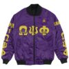 Africa Zone Jacket - Omega Psi Phi - Chi Lambda Lambda Bomber Jacket A7 Bomber Jacket