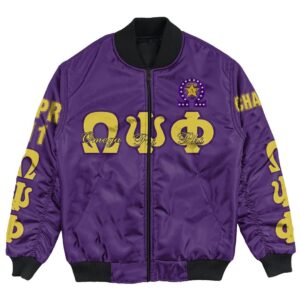Africa Zone Jacket - Omega Psi Phi - Chi Lambda Lambda Bomber Jacket A7 Bomber Jacket
