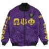 Africa Zone Jacket - Omega Psi Phi - Chi Phi Bomber Jacket A7 Bomber Jacket
