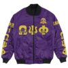 Africa Zone Jacket - Omega Psi Phi - Phi Theta Chapter Bomber Jacket A7 Bomber Jacket