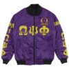 Africa Zone Jacket - Omega Psi Phi - The Iota Phi Chapter Bomber Jacket A7 Bomber Jacket