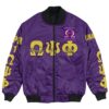 Africa Zone Jacket - Omega Psi Phi - Xi Tau Chapter Bomber Jacket A7 Bomber Jacket