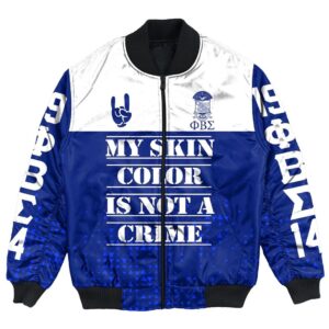Africa Zone Jacket - Phi Beta Sigma Bomber Jackets A7 Bomber Jacket