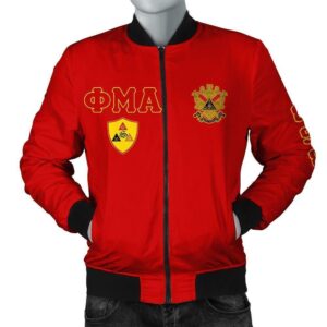Africa Zone Jacket - Phi Mu Alpha Sinfonia Edsel Bomber J09 Bomber Jacket
