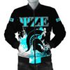 Africa Zone Jacket - Psi Zeta Epsilon Bomber Jacket - Spaint Style J8 Bomber Jacket