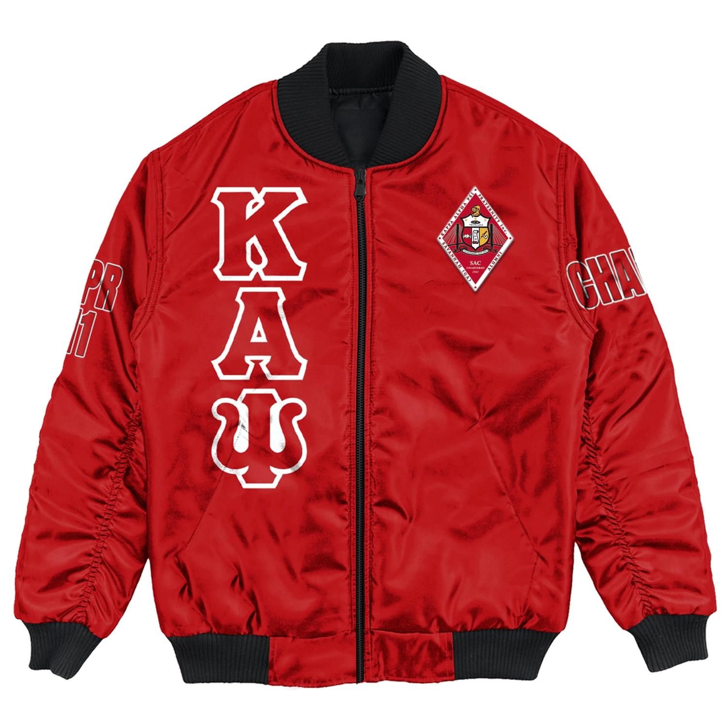 Africa Zone Jacket - Savannah (Ga) Alumni Chapter Bomber Jackets A31 Bomber Jacket Africa Zone Jacket - Savannah (Ga) Alumni Chapter Bomber Jackets A31 Bomber Jacket