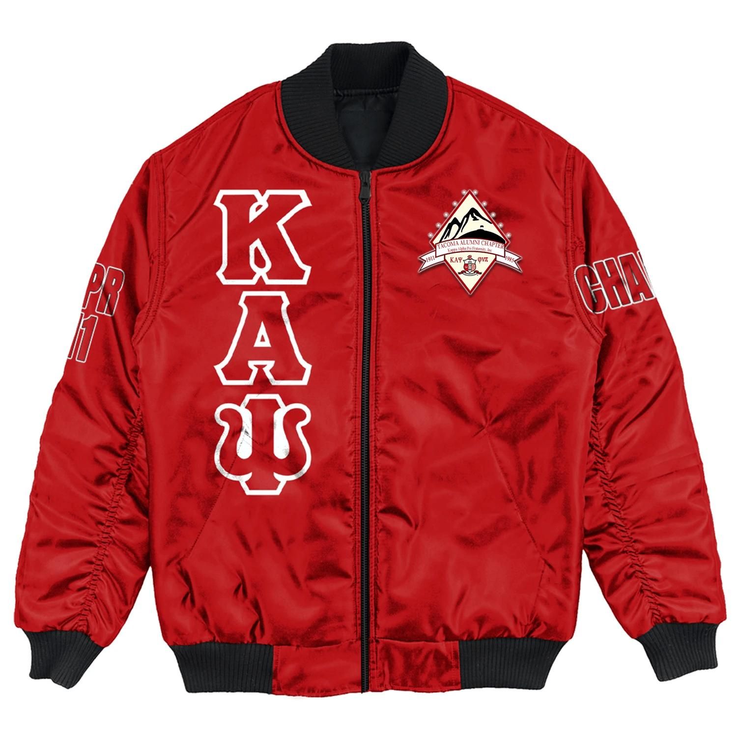 Africa Zone Jacket - Tacoma Alumni Chapter Bomber Jackets A31 Bomber Jacket Africa Zone Jacket - Tacoma Alumni Chapter Bomber Jackets A31 Bomber Jacket