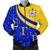 African Men's Bomber Jacket - Sigma Gamma Rho- BN18 Bomber Jacket