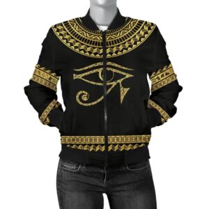 African Women's Bomber Jacket - Africa Horus Egypt - BN39 Bomber Jacket