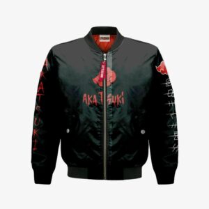 Akatsuki Bomber Jacket Custom Anime Jacket Bomber Jacket