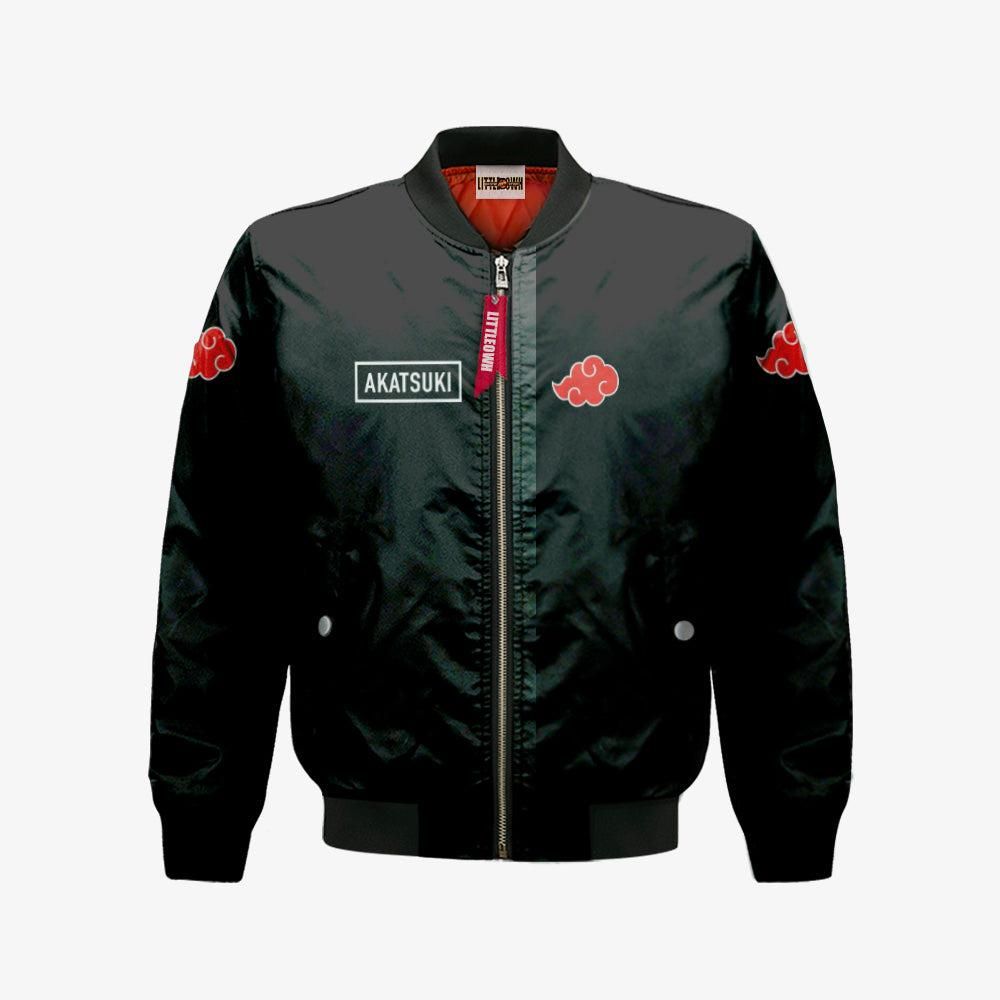 Akatsuki Cloud Bomber Jacket Custom Anime Merch Anti Social Club Cosplay Costumes Bomber Jacket Akatsuki Cloud Bomber Jacket Custom Anime Merch Anti Social Club Cosplay Costumes Bomber Jacket