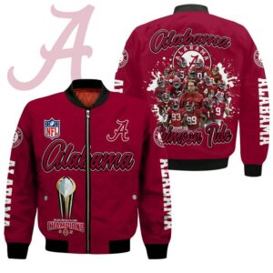 Alabama Crimson Tide Players Nfl Bomber Jacket