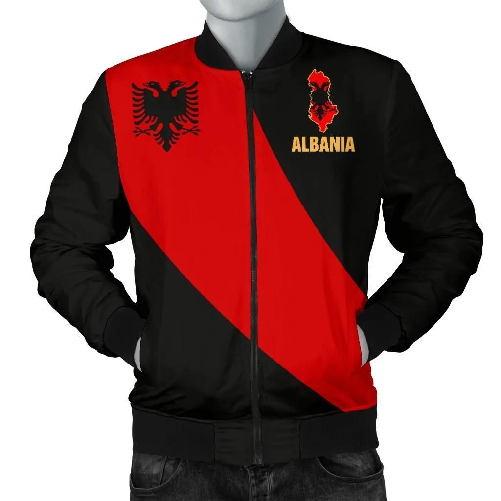 Albania Men's Bomber Jacketpecial Flag A21 Bomber Jacket Albania Men's Bomber Jacketpecial Flag A21 Bomber Jacket