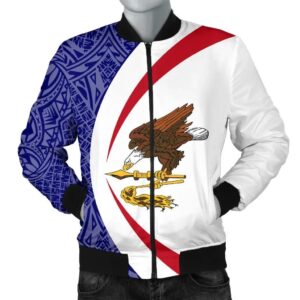 American Samoa Men's Bomber Jacket - Circle Style 01 J4 Bomber Jacket