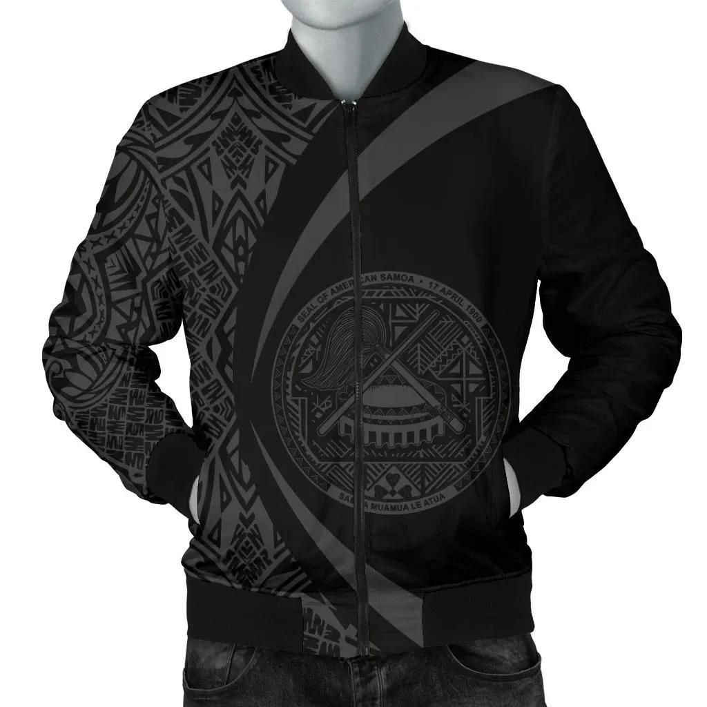 American Samoa Men's Bomber Jacket - Circle Style 02 J4 Bomber Jacket American Samoa Men's Bomber Jacket - Circle Style 02 J4 Bomber Jacket