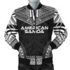 American Samoa Polynesian Chief Men's Bomber Jacket - Black Version - Bn10 Bomber Jacket