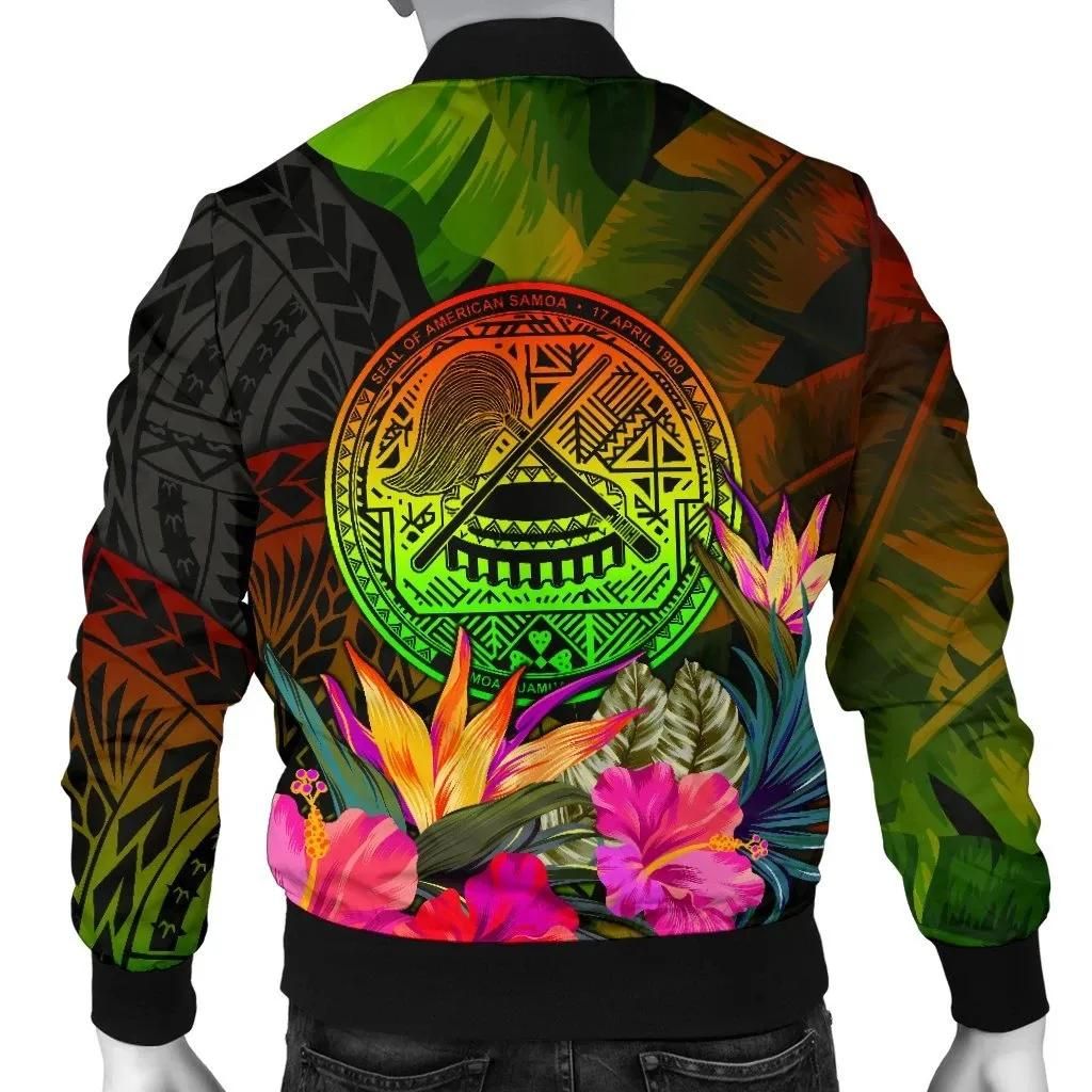 American-Samoa-Polynesian-Mens-Bomber-Jacket-Hibiscus-and-Banana-Leaves-BN15-Bomber-Jacket-1
