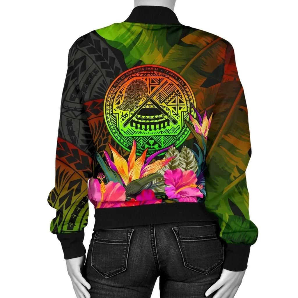 American-Samoa-Polynesian-Womens-Bomber-jacket-Hibiscus-and-Banana-Leaves-BN15-Bomber-Jacket-1