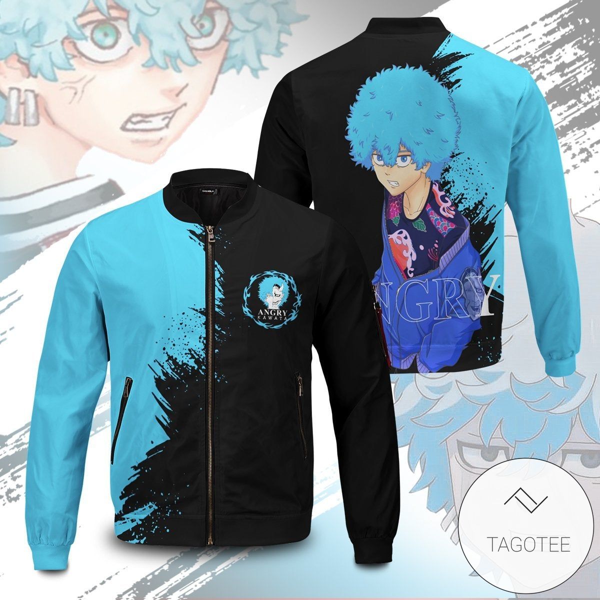 Angry Kawata Bomber Jacket Angry Kawata Bomber Jacket
