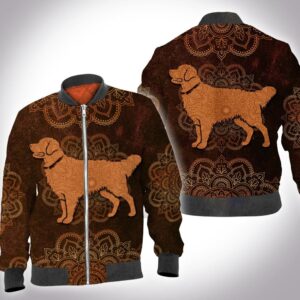 Animal mandala golden 3D All Over Printed Shirt