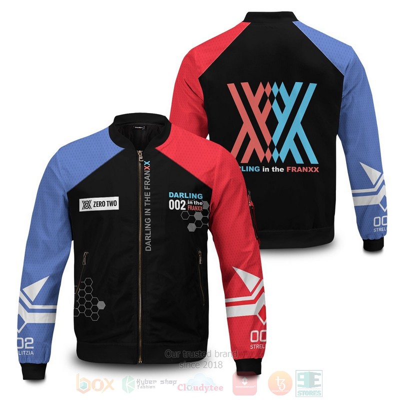 Anime 002 Franxx Zero Two Bomber Jacket Anime 002 Franxx Zero Two Bomber Jacket
