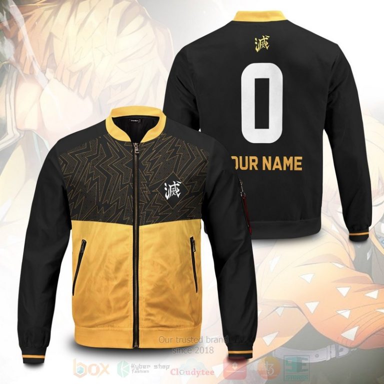 Anime-Agatsuma-Zenitsu-Personalized-Bomber-Jacket-1
