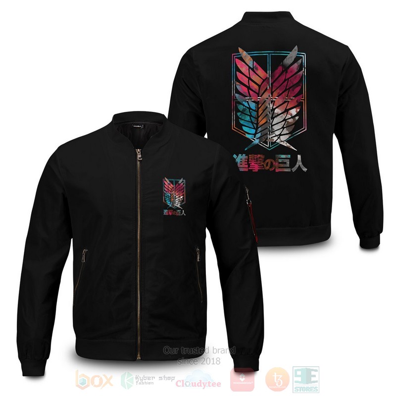 Anime Attack On Titan Survey Corps Bomber Jacket Anime Attack On Titan Survey Corps Bomber Jacket