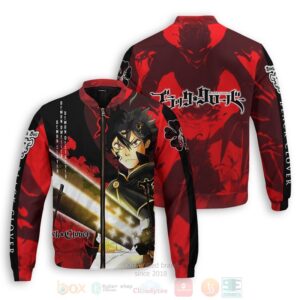 Anime Black Asta Bomber Jacket
