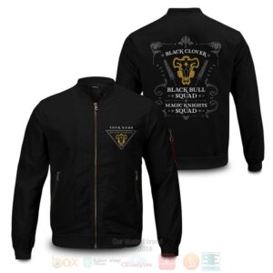 Anime Black Bull Squad Personalized Bomber Jacket