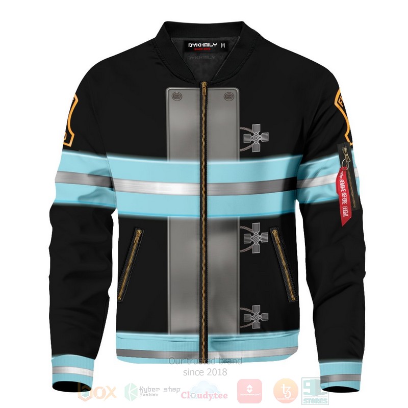Anime Enen No Shouboutai Bomber Jacket Anime Enen No Shouboutai Bomber Jacket