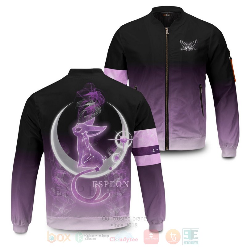 Anime Espeon Spirit Bomber Jacket Anime Espeon Spirit Bomber Jacket