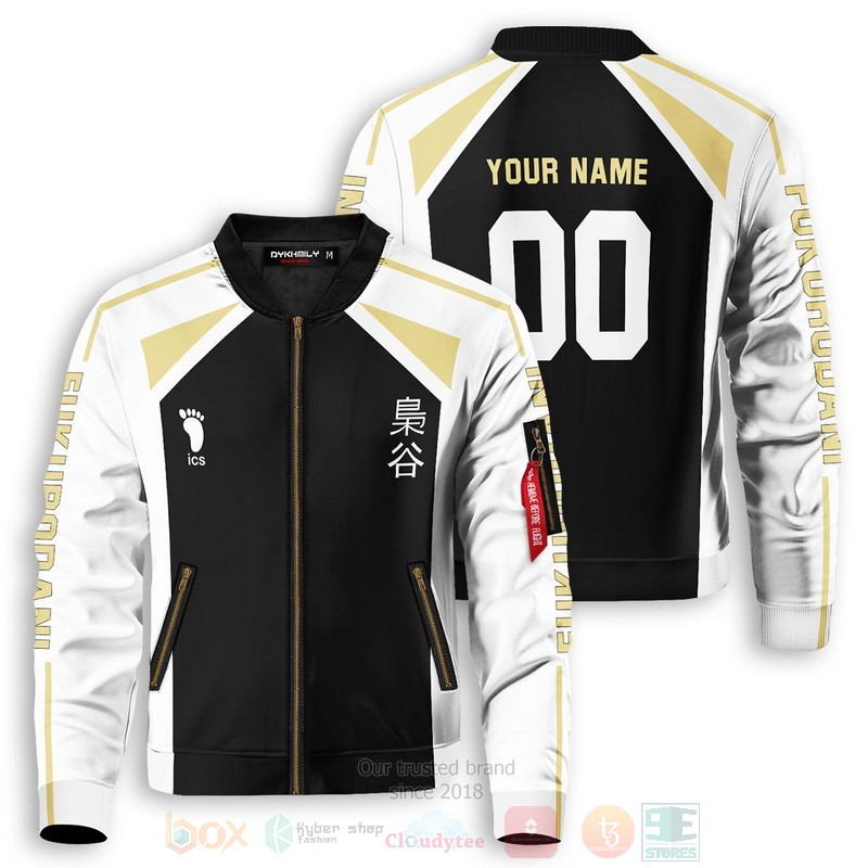 Anime Fukurodani Libero Personalized Bomber Jacket Anime Fukurodani Libero Personalized Bomber Jacket