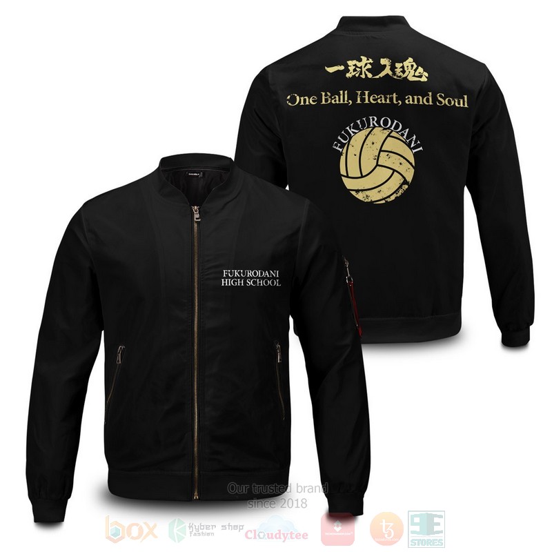 Anime Fukurodani Rally Bomber Jacket Anime Fukurodani Rally Bomber Jacket