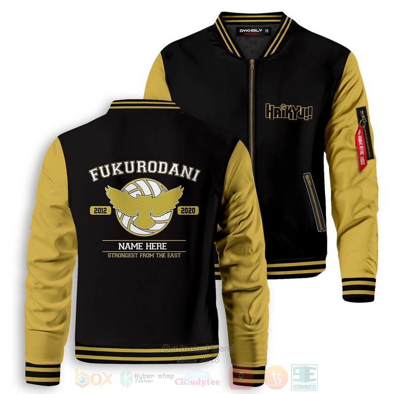 Anime Fukurodani Strongest From The East Personalized Bomber Jacket Anime Fukurodani Strongest From The East Personalized Bomber Jacket