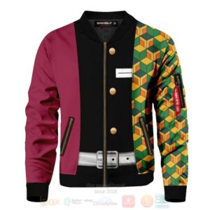 Anime Giyu Tomioka Bomber Jacket