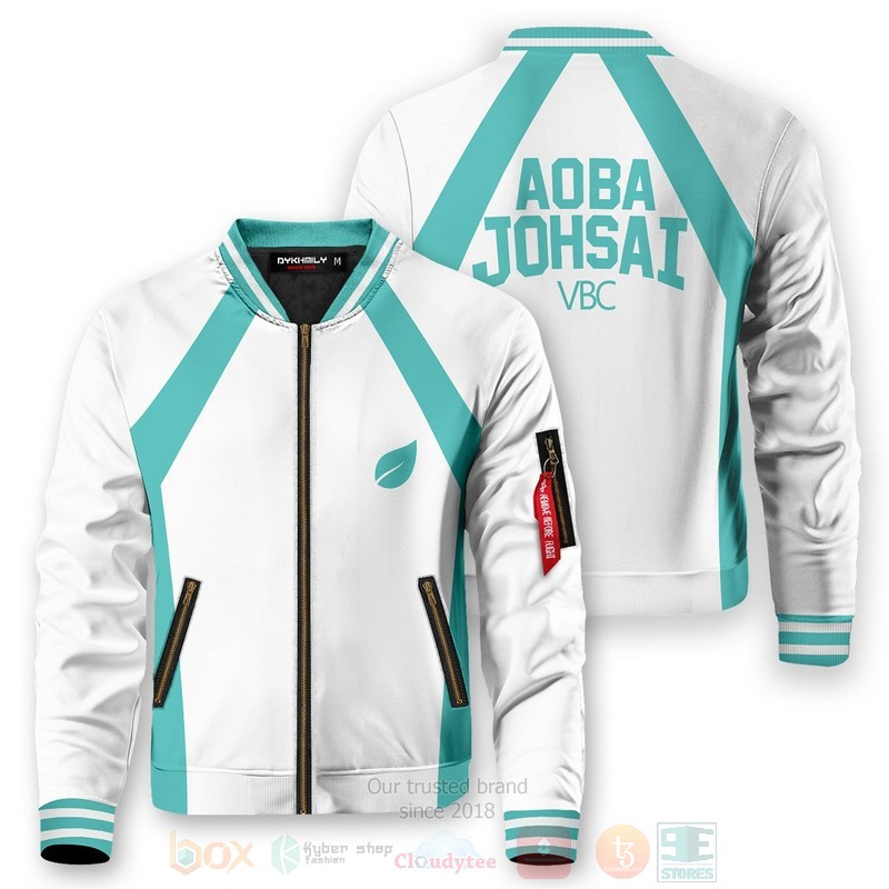 Anime Haikyuu Aoba Johsai Bomber Jacket Anime Haikyuu Aoba Johsai Bomber Jacket