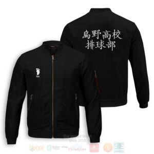Anime Haikyuu Karasuno High Bomber Jacket