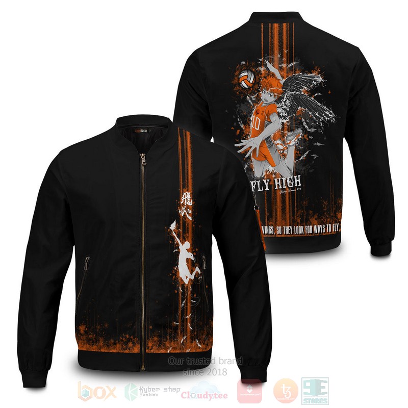 Anime Hinata Spirit Bomber Jacket Anime Hinata Spirit Bomber Jacket