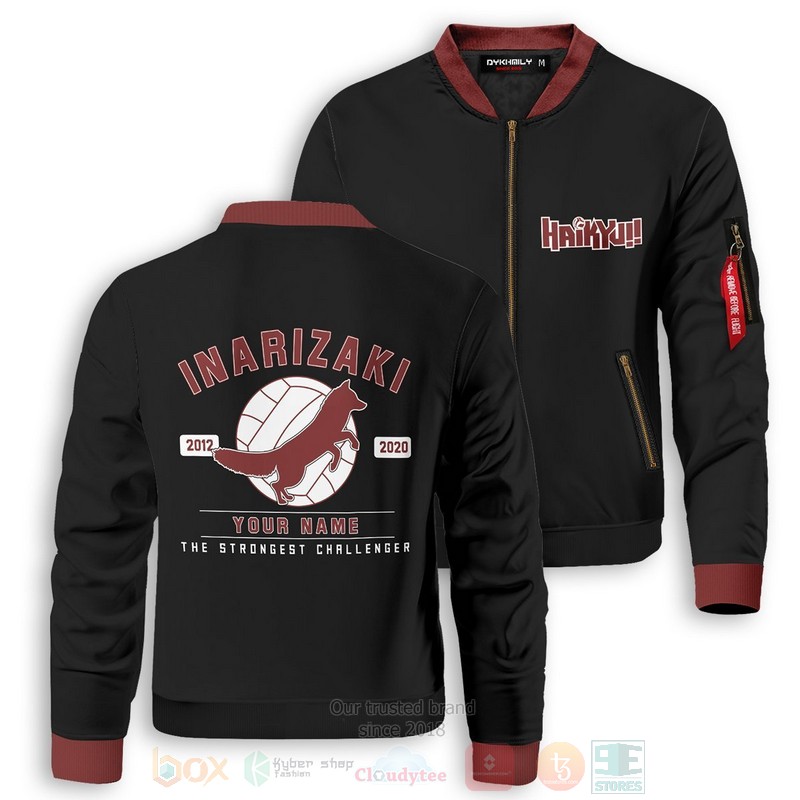 Anime Inarizaki The Strongest Challenger Personalized Bomber Jacket Anime Inarizaki The Strongest Challenger Personalized Bomber Jacket