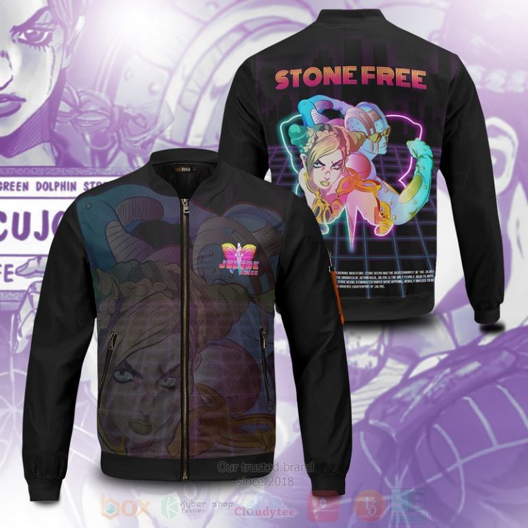 Anime-Jolyne-Retro-Bomber-Jacket-1
